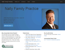 Tablet Screenshot of nallyfamilypractice.com